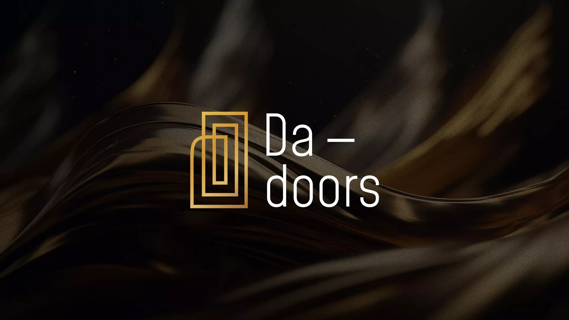 Разработка логотипа для компании «DA-DOORS» в Кронштадте